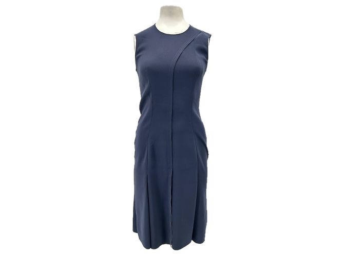 Cédric Charlier Kurzes Kleid Marineblau