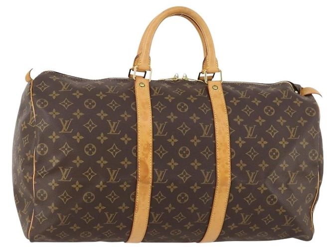 Louis Vuitton Keepall Monogram Canvas 50 Marron