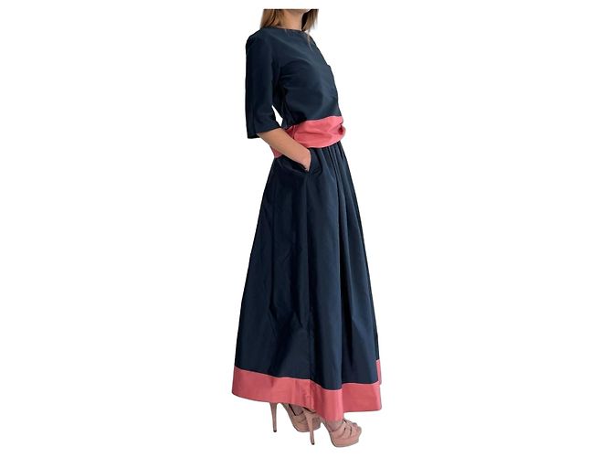 Set di due pezzi Dries Van Noten Rosa Blu navy