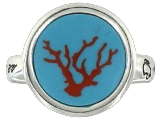 Dodo Pomellato Anello DoDo di Pomellato in argento 925 Blu Corallo