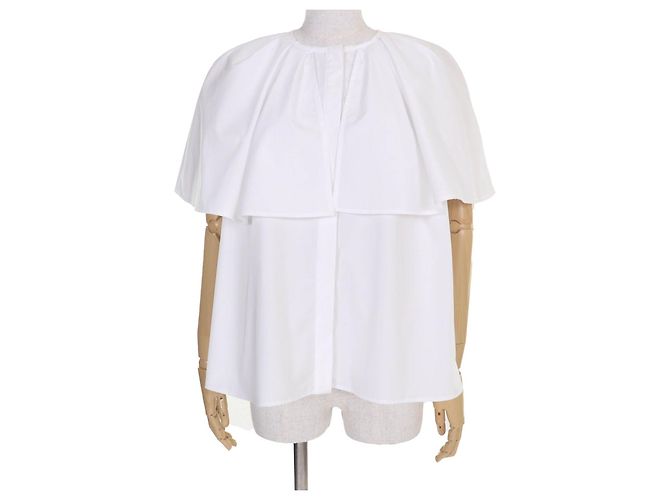 Autre Marque Blusa in cotone Tsuru di Mariko Oikawa Bianco