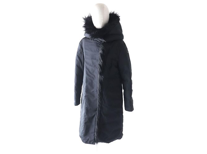 Moncler Polyester Down Coat Black
