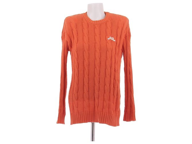 Autre Marque ROWEN ROSE Kaschmir Pullover Orange S