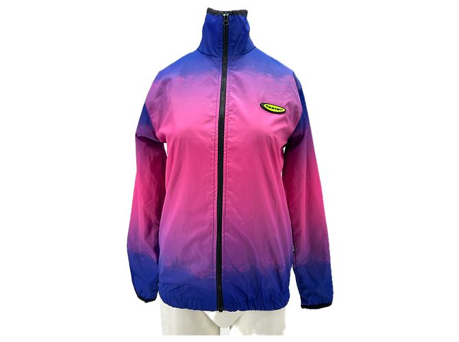 Autre Marque Rosa und blaue Gradientjacke Pink