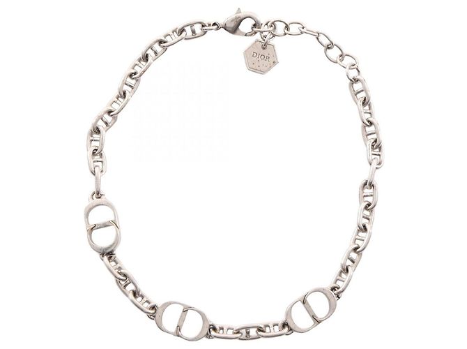 Pulsera de encanto plateada Christian Dior Plata