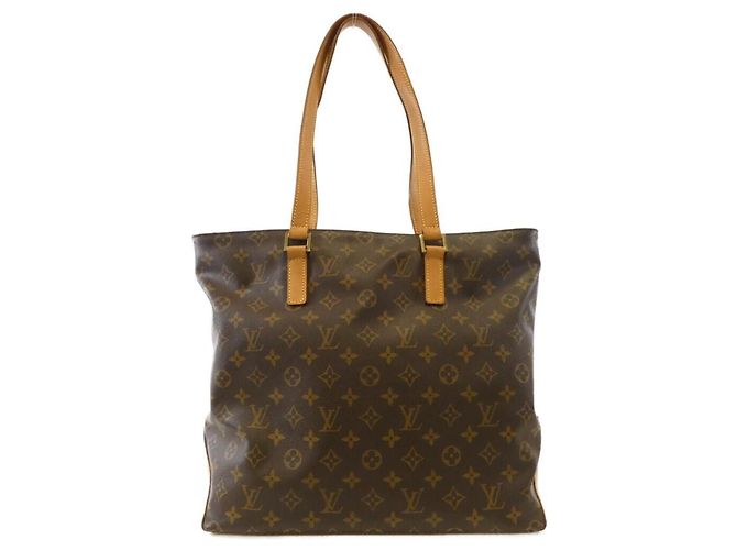 Louis Vuitton Monogram Cabas Mezzo Handtasche Braun
