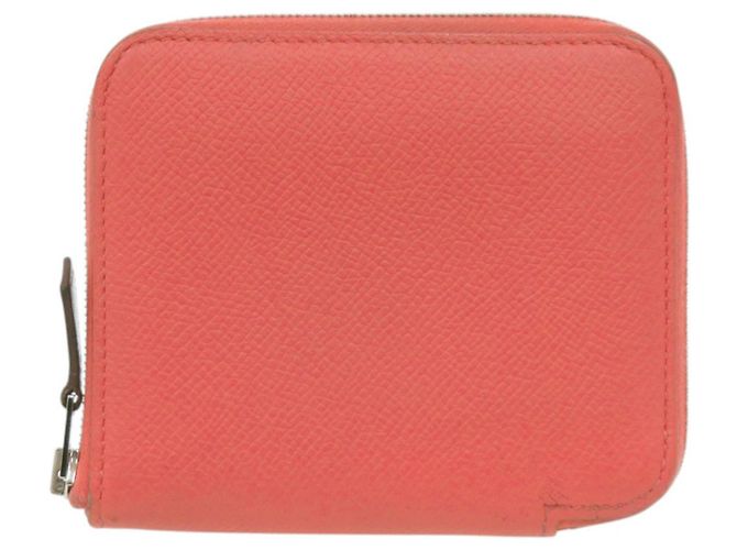 Monedero de seda Azap de Hermès en Rosa Jaipur