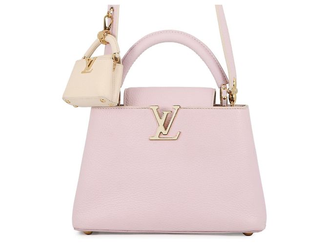 Capucines BB Handtasche von Louis Vuitton Weiß