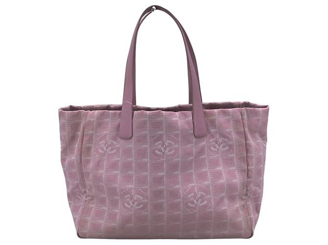 Timeless Chanel Stofftasche Klassische CC Einkaufstasche Pink