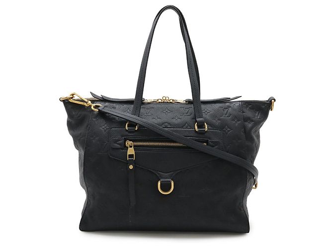 Bolsa Tote Louis Vuitton Monogram Empreinte Lumineuse PM Azul