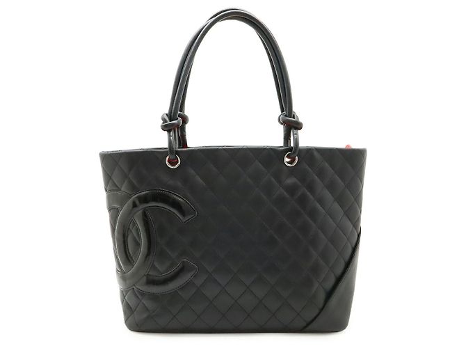 Sac cabas large Chanel Cambon Line Coco Mark Noir