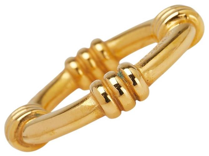 Ring Anello per sciarpa Bouée Hermès D'oro Metallo
