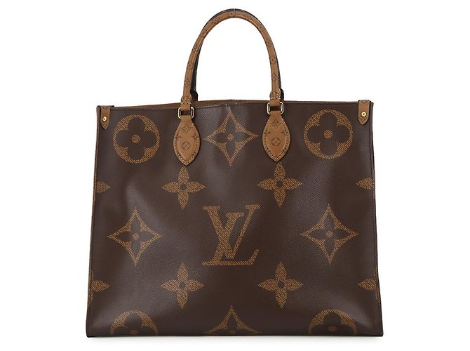 Sac tote OnTheGo GM Monogram Reverse Géant Louis Vuitton Rouge