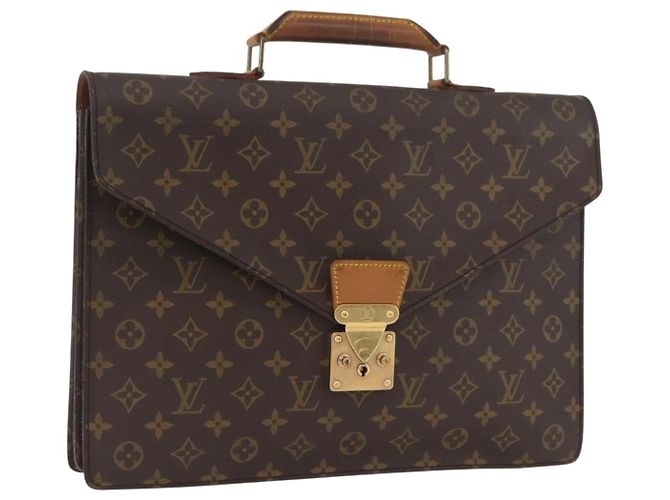 LOUIS VUITTON Briefcase Consulente Monogramma M53331 LV Auth am10970