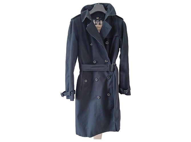 Burberry Trench coat com forro removível Preto