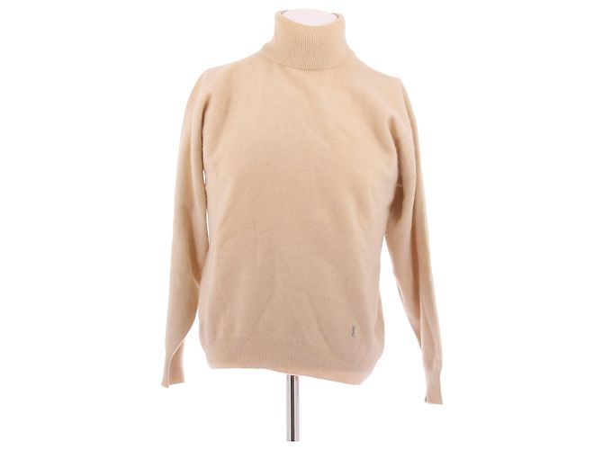 Yves Saint Laurent Beige Pullover aus Kaschmir 