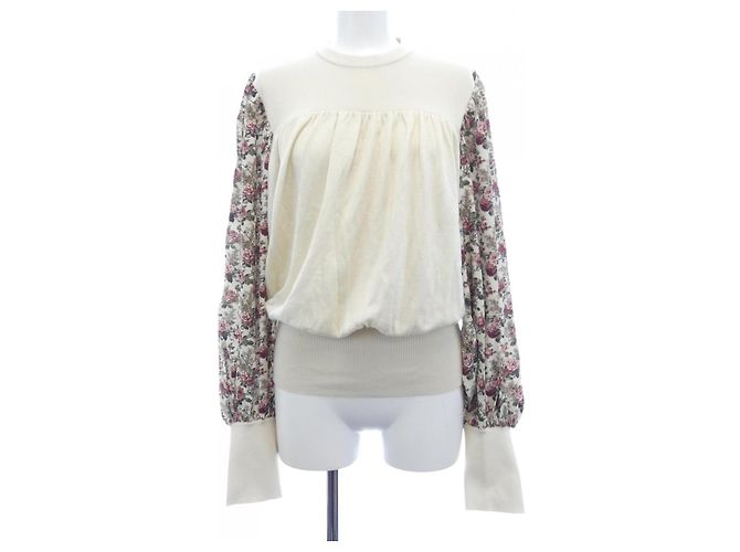 Tejido de mezcla de cachemira Louis Vuitton Rosa Beige