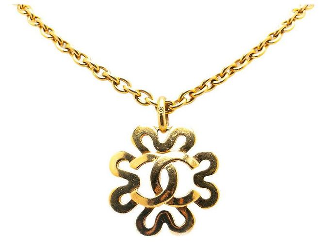 Timeless Colar Coco Mark da Chanel Dourado