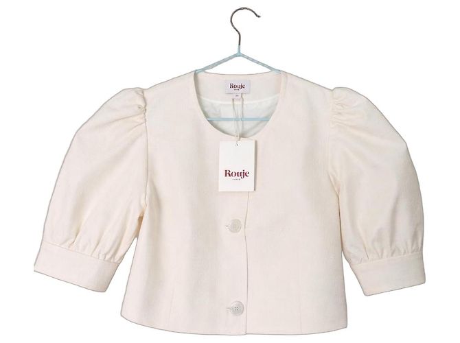 Rouje Chaqueta Maya Ecru de Algodón