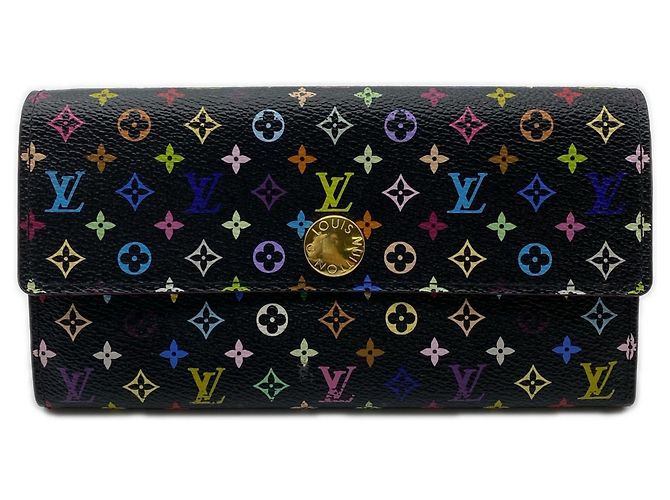 Louis Vuitton Monogram Multicolor Long Wallet Multiple colors