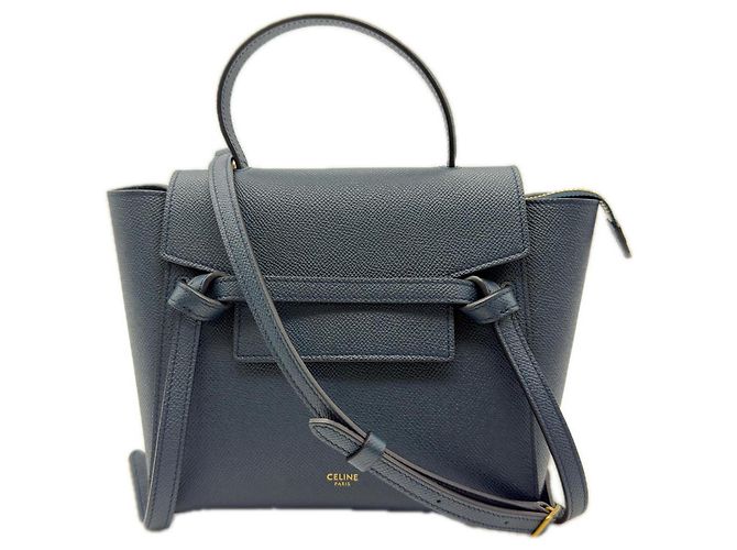 Belt Bag Borsa Nano Belt Céline Verde Scuro Pelle