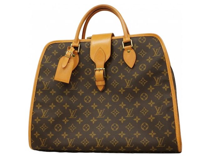 Bolsa Monogram Rivoli Louis Vuitton Marrom