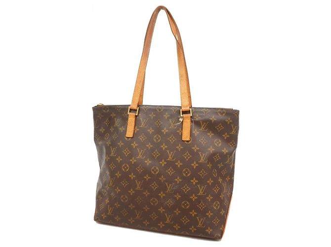 Borsa Tote Cabas Mezzo Monogram di Louis Vuitton Marrone