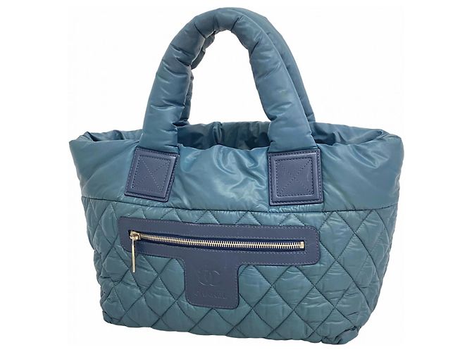 Bolsa tote de nylon Coco Cocoon da Chanel Azul