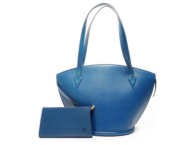 Borsa a spalla Saint-Jacques Epi 1995 di Louis Vuitton Blu