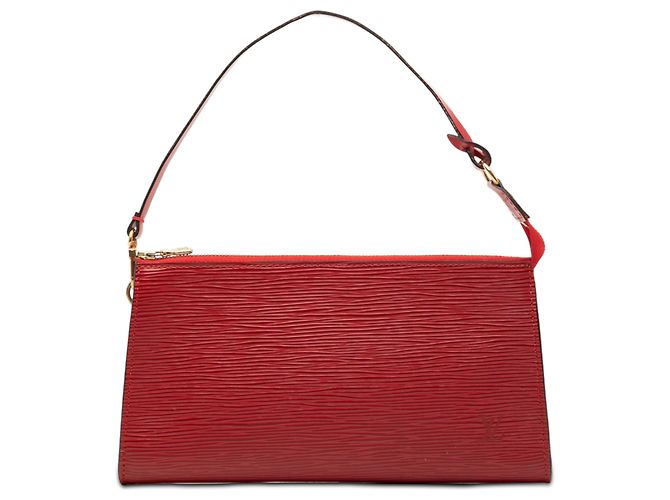 Louis Vuitton Red Epi Pochette Accessoires