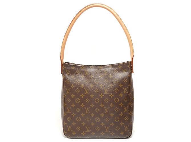Bolsa de Ombro Louis Vuitton Monogram Looping GM Marrom