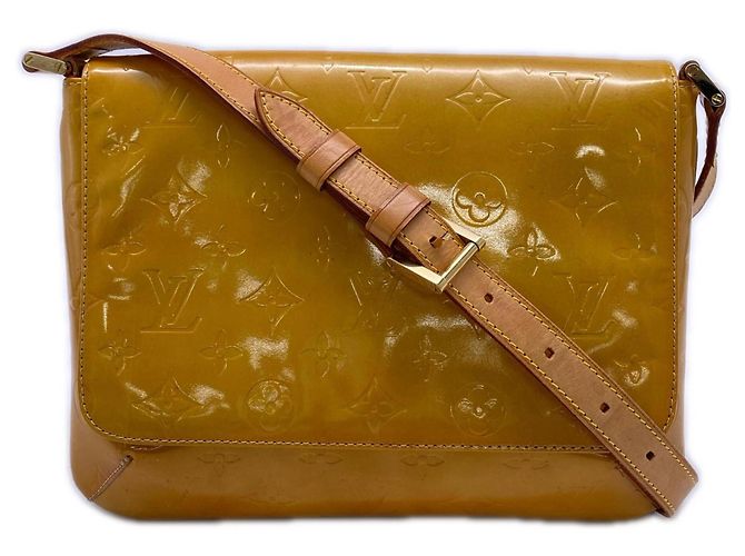 Borsa a Spalla Monogram Vernis Louis Vuitton Giallo