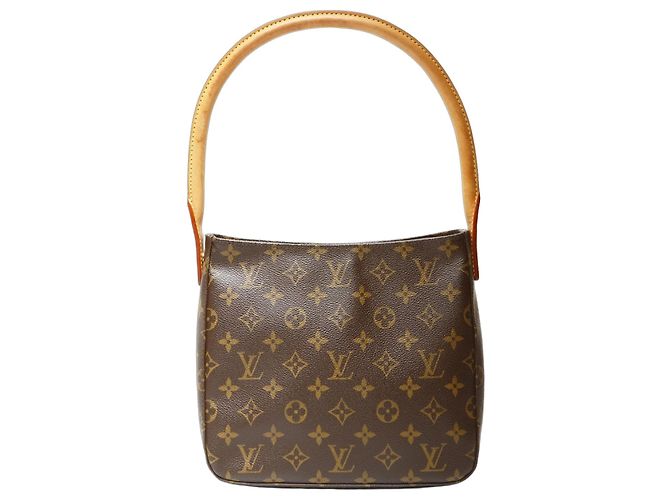Sac à main Louis Vuitton Monogram Looping MM Marron