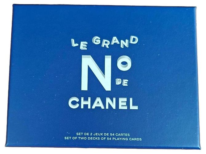 Gioco di Carte Chanel Grand N°5 Blu