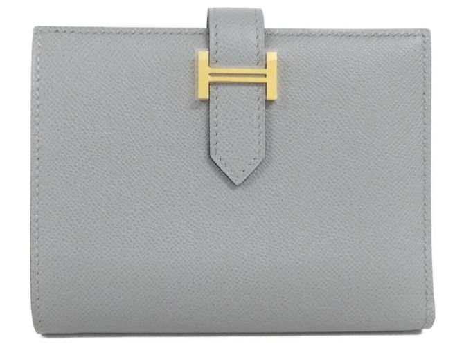Hermès Hermes Bearn Kompaktgeldbörse Braun