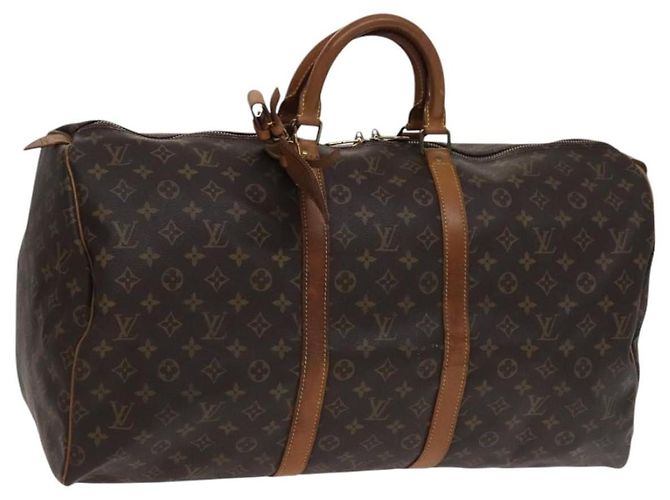 Louis Vuitton Keepall Monogram Canvas 55 Marrom
