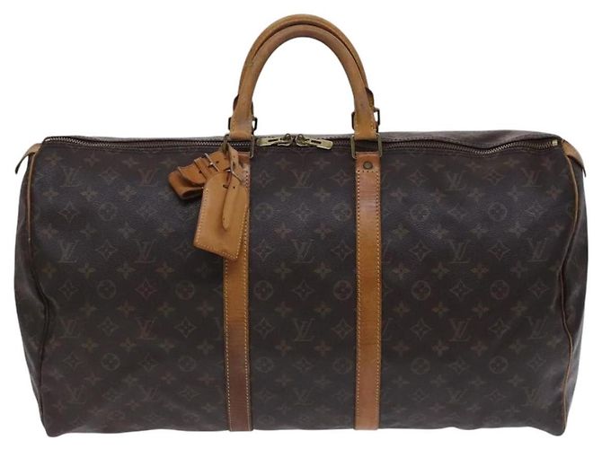 Louis Vuitton Keepall Monogram Canvas 55 Marron