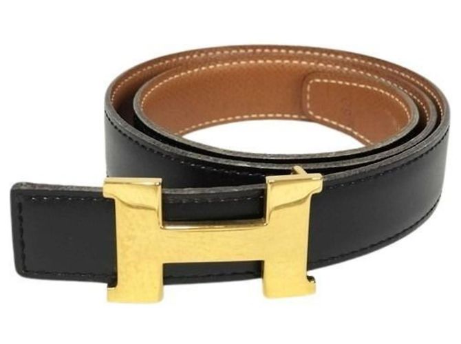 Hermès HERMES Mini Constance Gürtel Schwarz