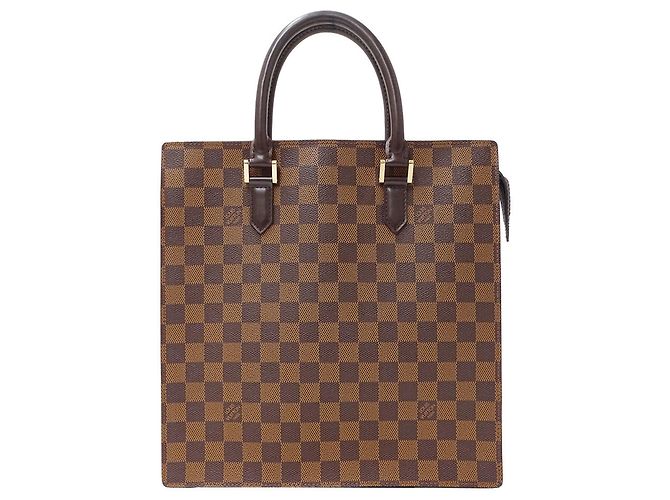 Sac fourre-tout en toile Damier Louis Vuitton Marron
