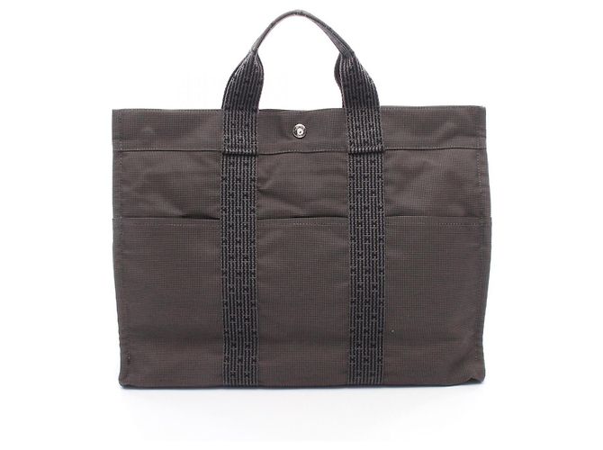 Borsa Tote Herline MM di Hermès Marrone
