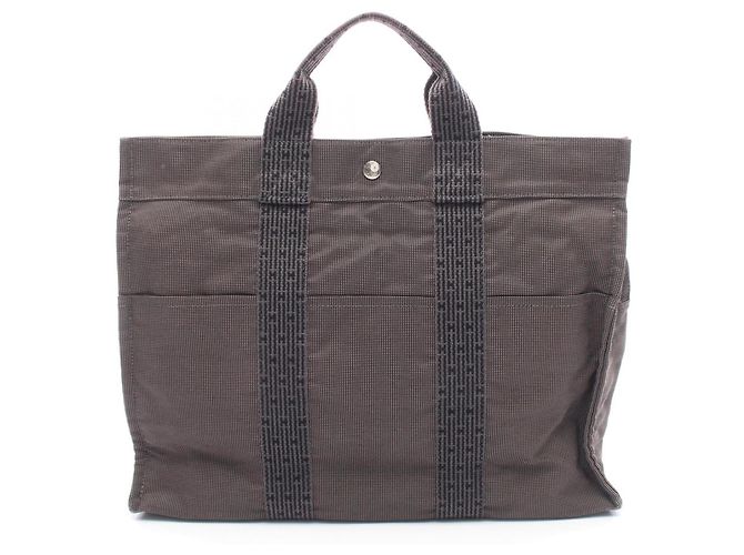 Borsa Tote Herline MM di Hermès Marrone