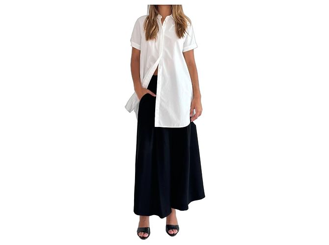 Camicia Loro Piana Bianca in Cotone a Maniche Corte Bianco
