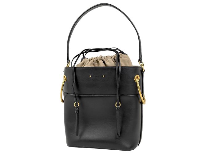 Borsa a secchiello Roy di Chloé Nero Pelle