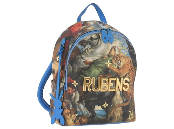 LOUIS VUITTON Masters Collection RUBENS Palm Springs M43335 LV Auth ka3336SAM Blue