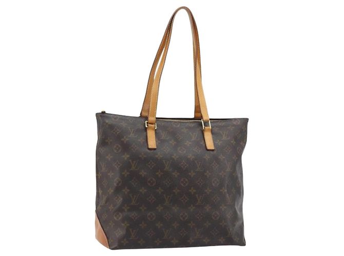 LOUIS VUITTON Bolsa Tote Cabas Mezzo Monogram M51151 Auth LV YKZ032A Monograma