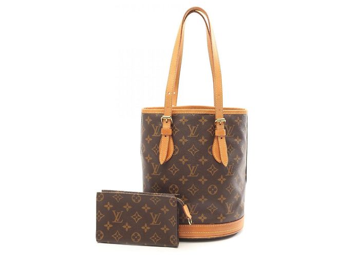 Louis Vuitton Bucket PM Handtasche Braun
