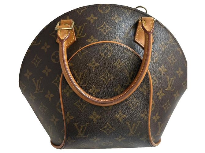 Louis Vuitton Ellipse Monogram Canvas Handtasche Braun