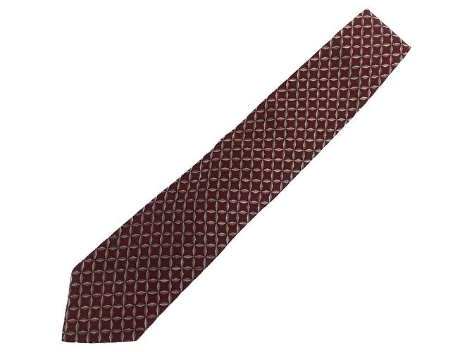 Yves Saint Laurent Silk Tie Brown