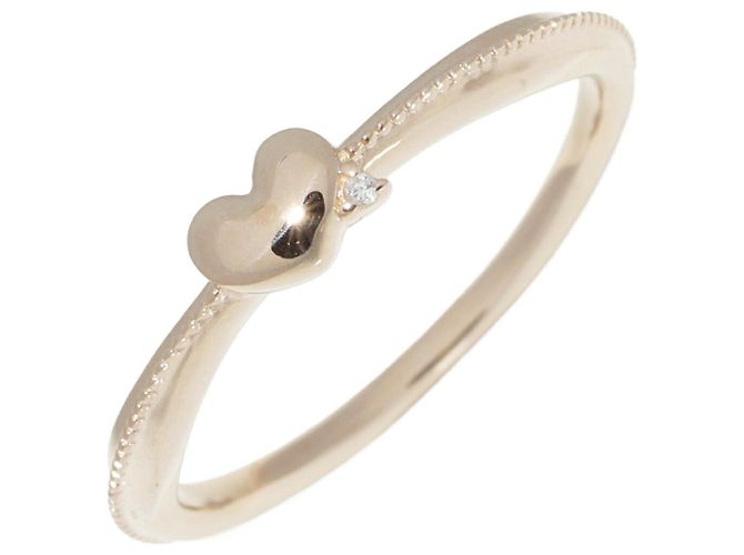 Autre Marque Anello in diamante K10YG agete D'oro