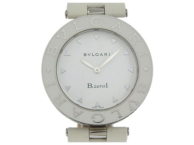 Bulgari BVLGARI Bzero1 Edelstahl-Uhr Weiß